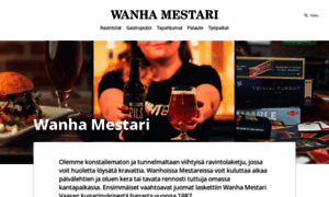 Wanhamestari.fi thumbnail