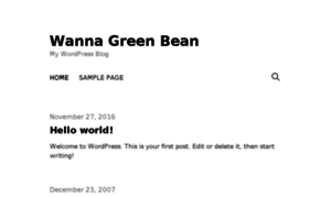 Wannagreenbean.com thumbnail