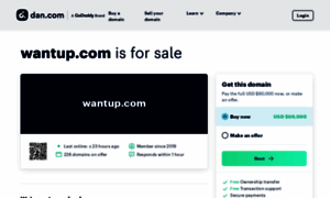 Wantup.com thumbnail