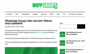 Wappgroups.com thumbnail