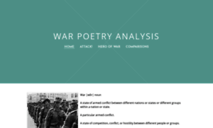 War-poem-analysis.weebly.com thumbnail