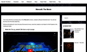 Warcraftmovie.info thumbnail