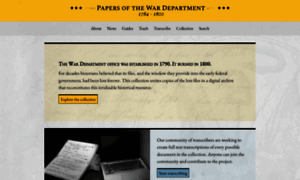 Wardepartmentpapers.org thumbnail