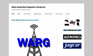 Warg.org.au thumbnail