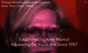 Warholfoundation.org thumbnail