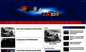 Warpedfactor.com thumbnail