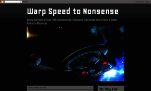 Warpspeedtononsense.blogspot.com thumbnail