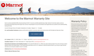 Warranty.marmot.com thumbnail