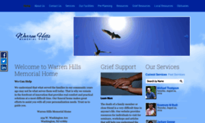 Warrenhillsfuneralhome.com thumbnail