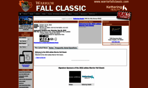 Warriorfallclassic.com thumbnail