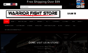 Warriorfightstore.ca thumbnail