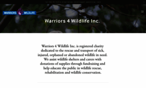 Warriors4wildlife.org thumbnail
