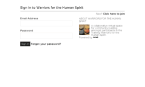 Warriorsforthehumanspirit.ning.com thumbnail