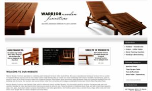 Warriorwoodenfurniture.co.za thumbnail