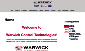 Warwickcontrol.com thumbnail