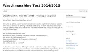 Waschmaschine-test.de thumbnail