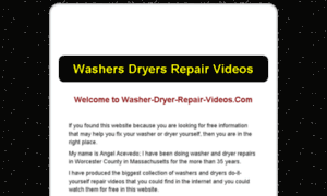 Washer-dryer-repair-videos.com thumbnail