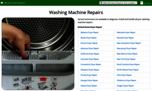 Washer-dryer-repairs.com thumbnail