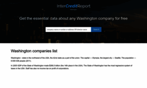 Washington.intercreditreport.com thumbnail