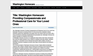 Washingtonhomecare.cf thumbnail