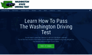 Washingtonstatedrivingtest.com thumbnail