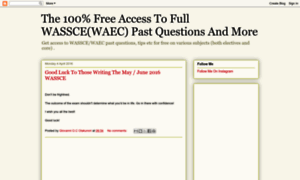 Wasscepastquestions.blogspot.com thumbnail