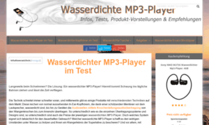 Wasserdichter-mp3-player.com thumbnail