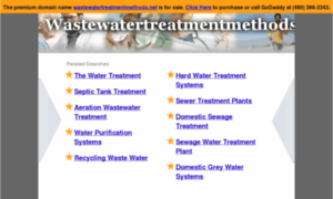 Wastewatertreatmentmethods.net thumbnail