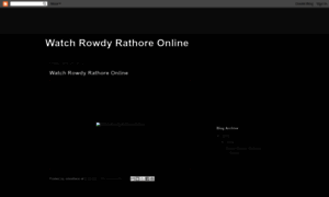 Watch-rowdy-rathore-online.blogspot.no thumbnail