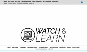 Watchandlearnbd.com thumbnail