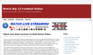 Watchbig12footballonline.com thumbnail