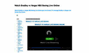 Watchbradleyvsvargashboboxinglive.blogspot.com thumbnail