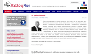 Watchdogpfron.pl thumbnail