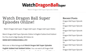 Watchdragonball.xyz thumbnail