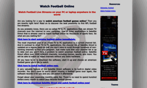 Watchfootballonlinenow.com thumbnail