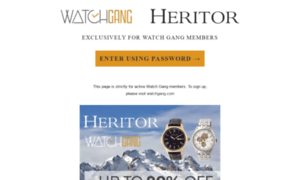 Watchgang.heritorwatches.com thumbnail