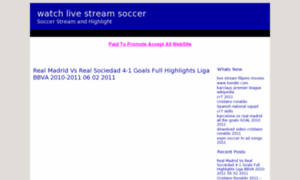 Watchlivestreamsoccer.info thumbnail