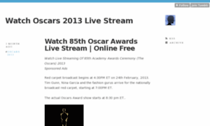 Watchoscars2013livestream.tumblr.com thumbnail