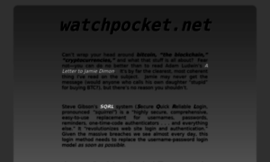 Watchpocket.net thumbnail