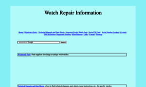 Watchrepairinfo.com thumbnail