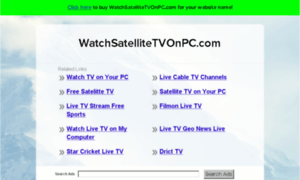 Watchsatellitetvonpc.com thumbnail