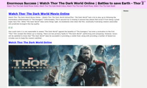 Watchthorthedarkworldonline.jottit.com thumbnail