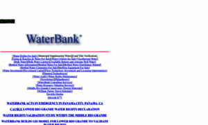 Waterbank.com thumbnail