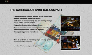 Watercolorpaintboxcompany.com thumbnail