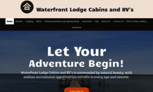 Waterfrontlodgecabinsrvs.com thumbnail