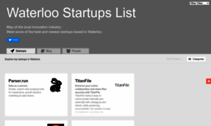 Waterloo.startups-list.com thumbnail