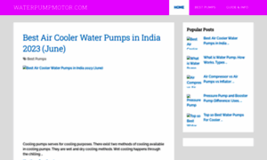 Waterpumpmotor.com thumbnail