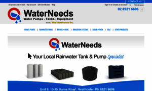 Waterpumpsandtanks.com.au thumbnail