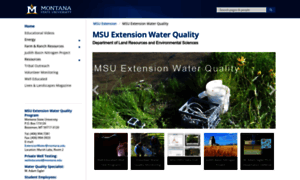 Waterquality.montana.edu thumbnail