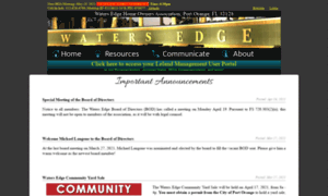 Watersedge-hoa.com thumbnail